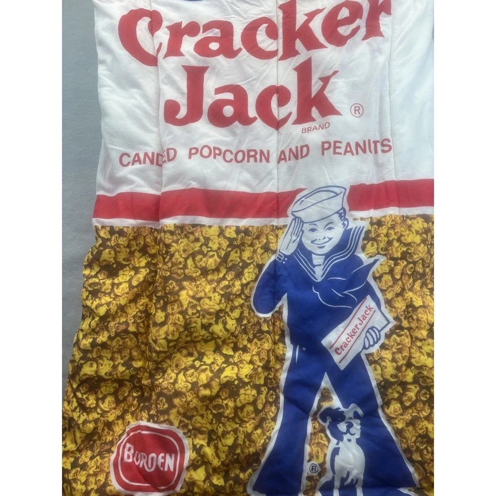 Vintage Cracker Jack Sleeping Bag Very Rare Collectable Vtg Warm Lined